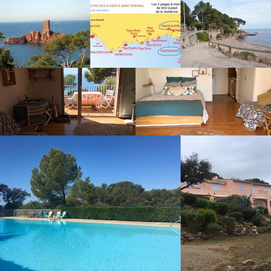 Boulouris Panorama Vue Mer Apartman Saint-Raphaël Kültér fotó